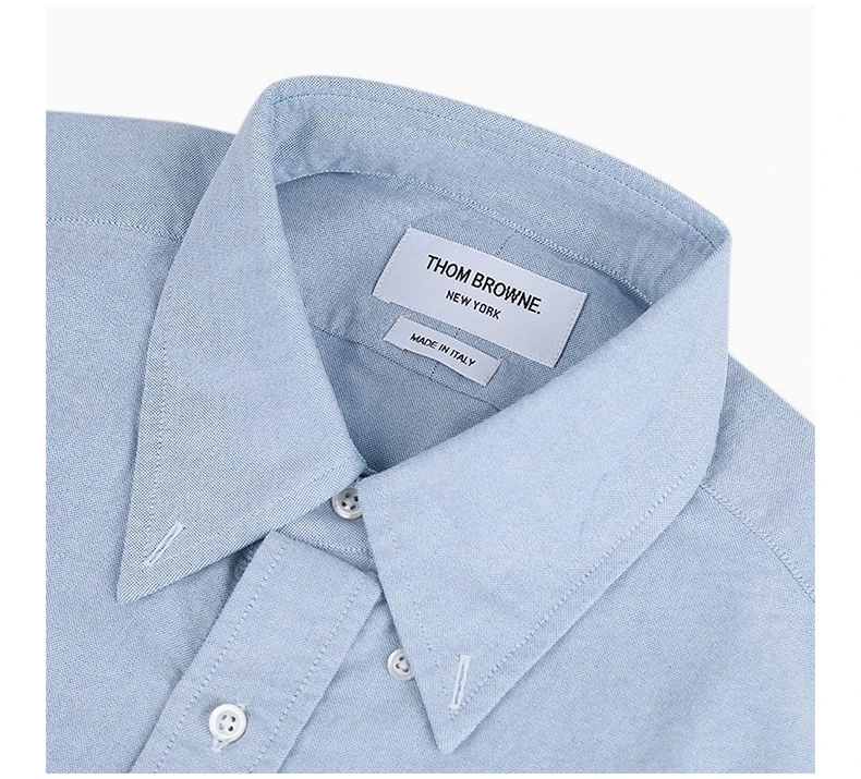 商品Thom Browne|THOM BROWNE 男士蓝色衬衫 MWL374C-06177-480,价格¥3183,第7张图片详细描述