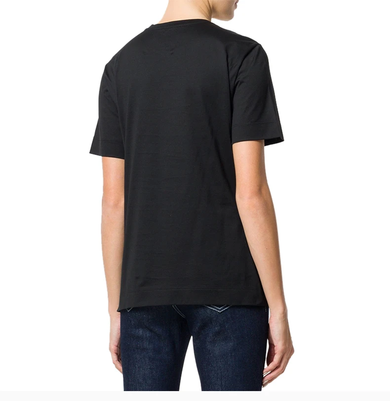 商品[国内直发] Versace|VERSACE 范思哲 黑色女士棉质短袖T恤衫 A79095-A201952-A1008,价格¥4544,第6张图片详细描述