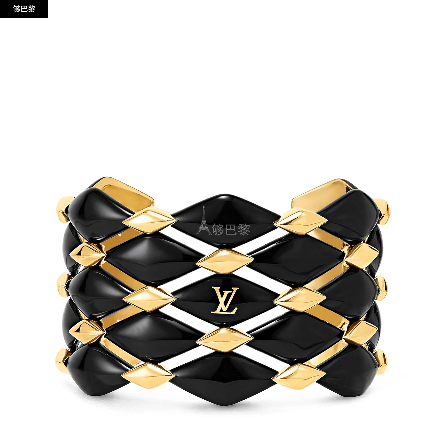 商品Louis Vuitton|【预售】 LV路易威登 25春夏 女士 手镯 Bracelet LV Malletage M1495S ,价格¥10004,第2张图片详细描述