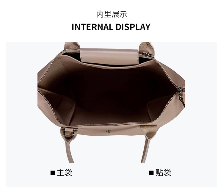 商品Longchamp|珑骧女士皮质小号手提单肩斜挎包 L1512 HYQ 414（香港仓发货）,价格¥1155,第6张图片详细描述