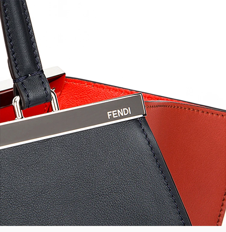 商品[国内直发] Fendi|FENDI 拼色女士手提包 8BH280-Z1P-F0T03,价格¥14233,第8张图片详细描述