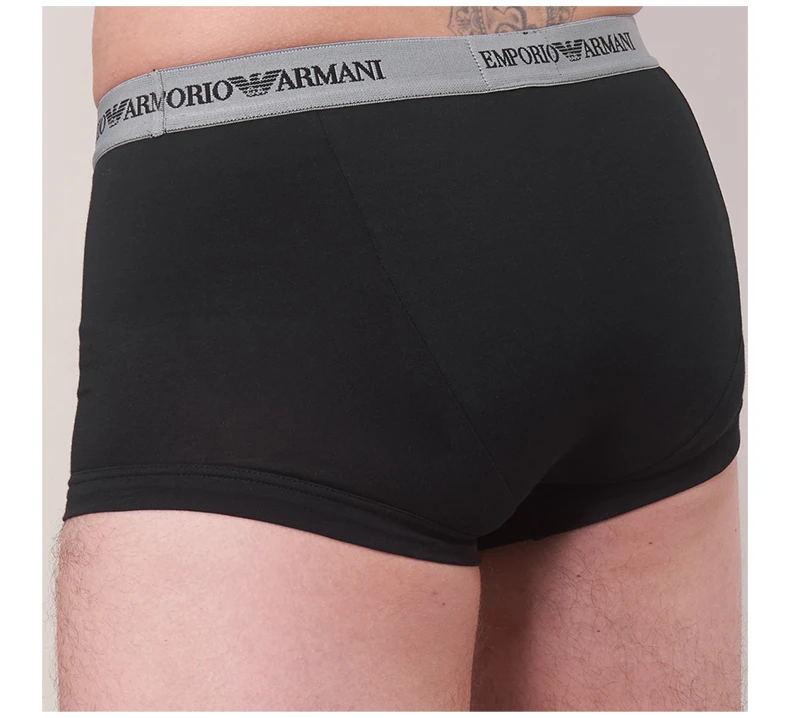 商品Emporio Armani|EMPORIO ARMANI 黑色男士内裤 111357-CC717-120,价格¥320,第6张图片详细描述