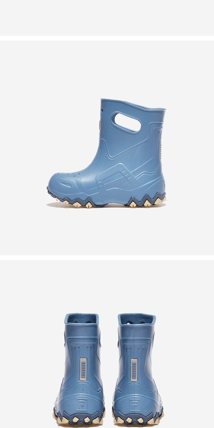 商品【预售商品15天发货】 Fila|【Brilliant|包邮包税】斐乐 OAKMONT RAINBOOTS KD 儿童  靴子 雨靴  3XM02428G 400,价格¥285,第4张图片详细描述