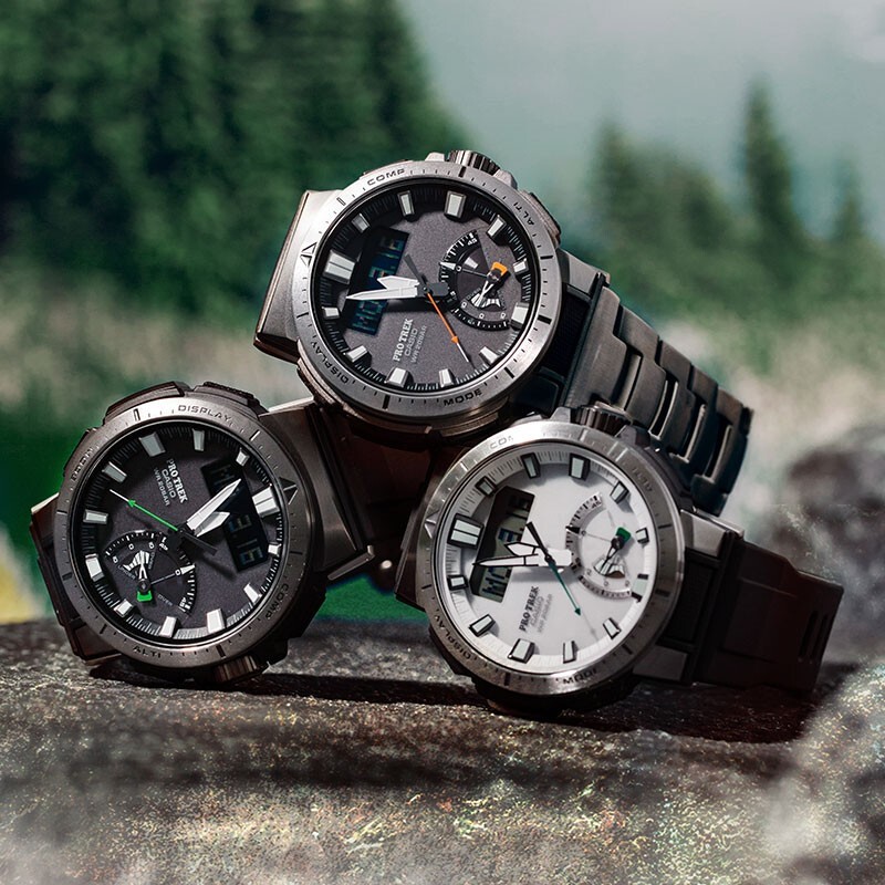 商品[国内直发] Casio|卡西欧高端登山系列PROTREK PRW-70YT-7PR 太阳能动力  6局电波接收  人造蓝宝石玻璃镜面  罗盘功能  测高功能  气压测量功能 ,价格¥4764,第4张图片详细描述