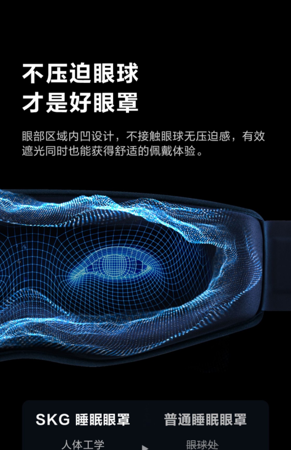 商品[国内直发] SKG|眼部按摩器W3热敷冰敷睡眠眼罩助眠遮光按摩仪护眼仪缓解疲劳,价格¥251,第13张图片详细描述