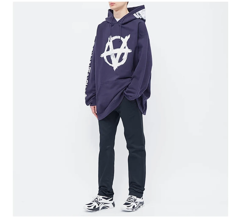 商品Vetements|VETEMENTS 海军蓝色男士卫衣/帽衫 SS20TR312-NAVY,价格¥2704,第8张图片详细描述