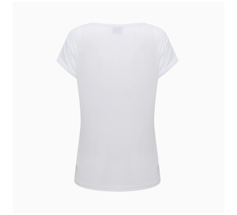 商品Emporio Armani|EMPORIO ARMANI 白色女士T恤 3ZTT86-TJ52Z-1100,价格¥431,第5张图片详细描述