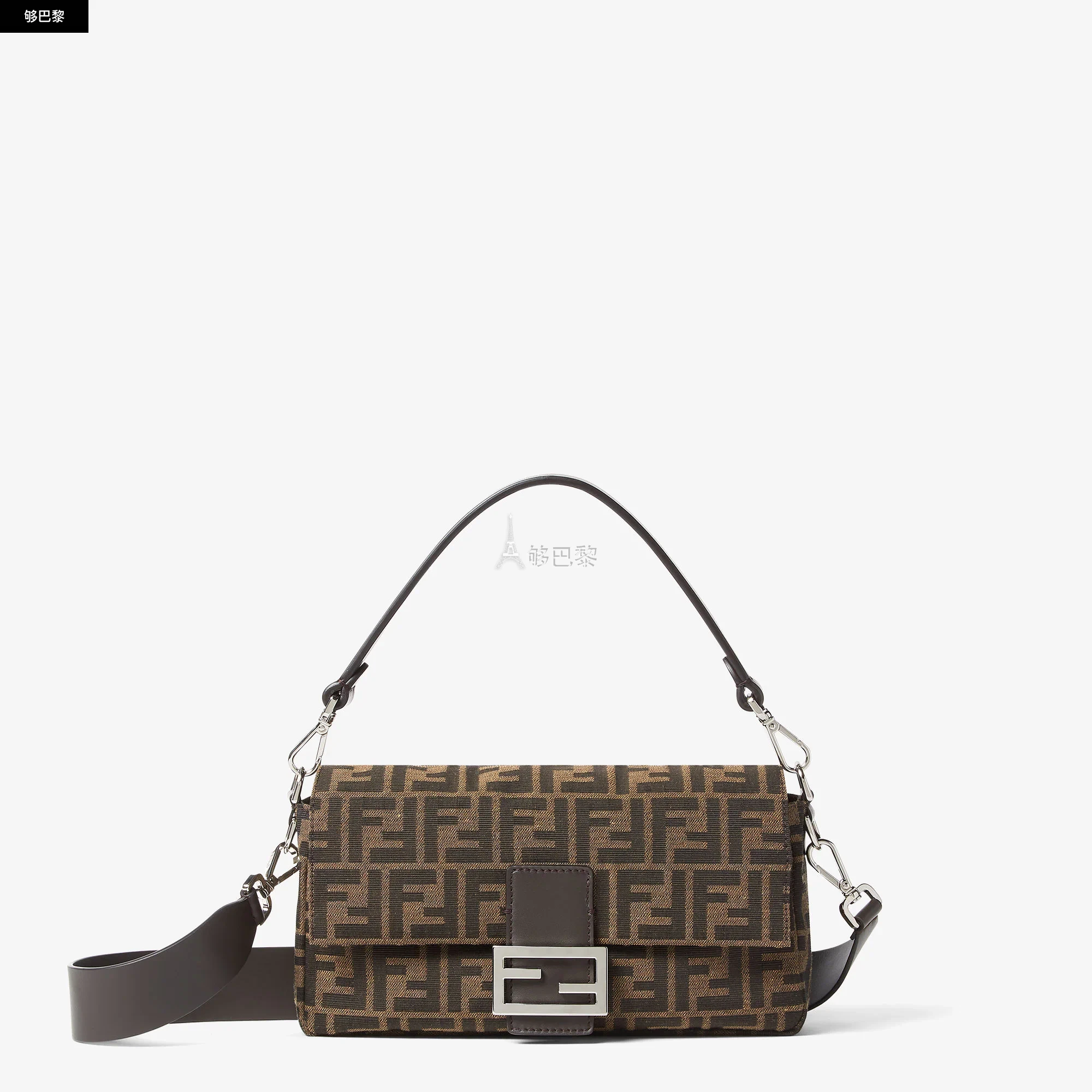 商品Fendi|【预售】 芬迪 25春夏 女士 手提包 Baguette手袋 8BR600AFPMF1QI1 ,价格¥26541,第3张图片详细描述