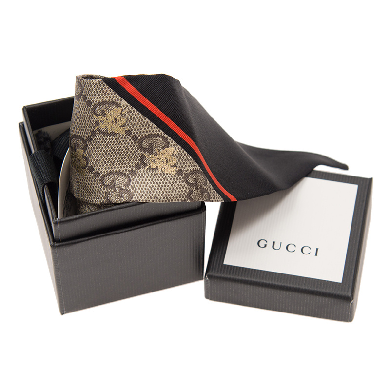 商品Gucci|GUCCI 古驰 女士经典丝巾 499226-3G001-1074,价格¥1396,第4张图片详细描述