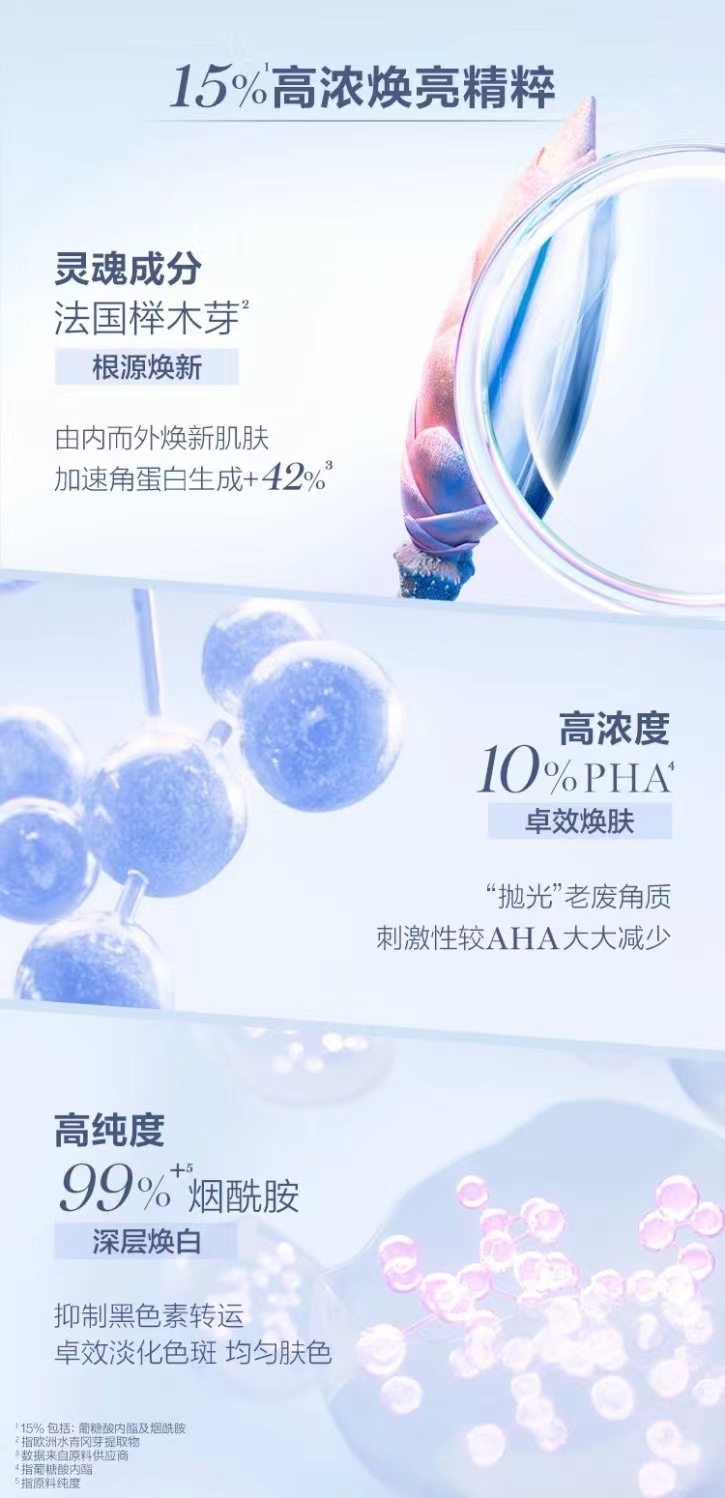 商品[国内直发] Lancôme|兰蔻    净澈焕肤淡斑精华极光淡斑精华30ml淡化色斑 焕亮肌肤,价格¥668,第4张图片详细描述