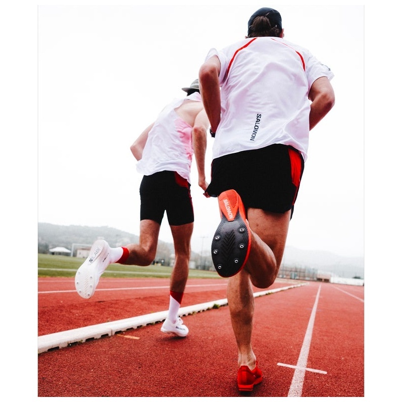 商品Salomon|Salomon萨洛蒙 S/LAB STRATOS系列男女通用火红色织物跑鞋,价格¥1468,第7张图片详细描述