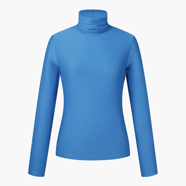 商品【预售商品15天发货】 DESCENTE|GOLF女性高领罗纹材质长袖T恤 DO32WFTL96-OBLG,价格¥893,第13张图片详细描述