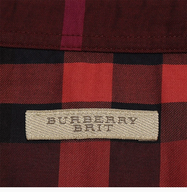 商品[国内直发] Burberry|BURBERRY 红色男士衬衫 3929743,价格¥1913,第32张图片详细描述