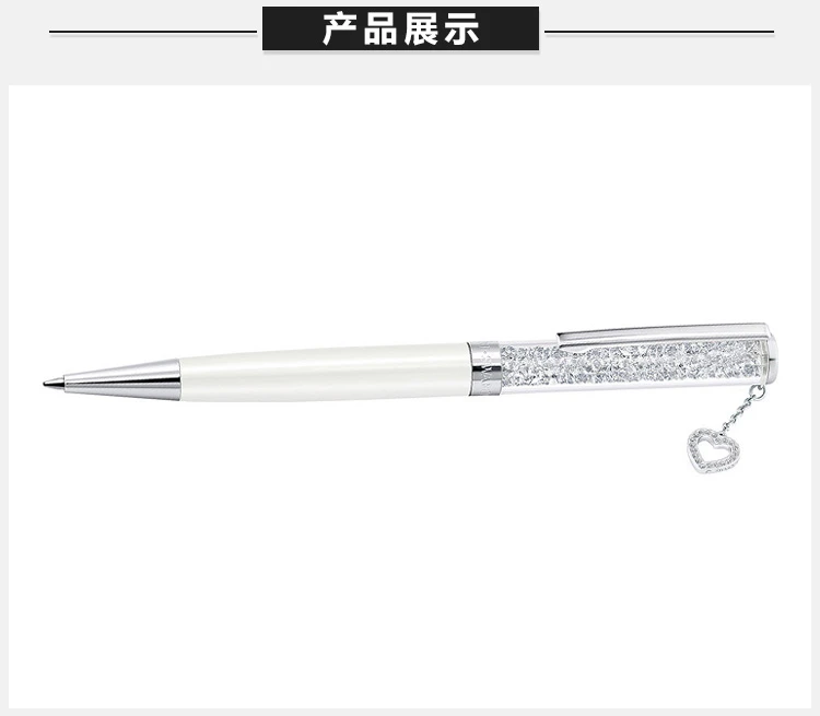 商品[国内直发] Swarovski|Swarovski 施华洛世奇 白色Crystalline经典款圆珠笔办公文具用品 5224386,价格¥322,第3张图片详细描述