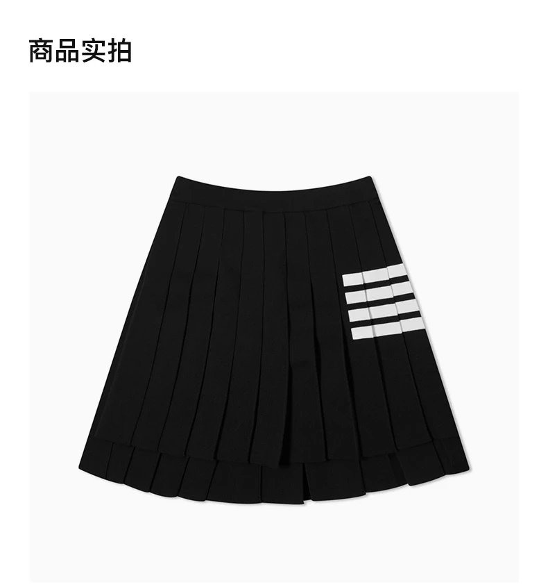 商品Thom Browne|THOM BROWNE 黑色女士半裙 FKK090A-Y1002-001,价格¥3981,第7张图片详细描述