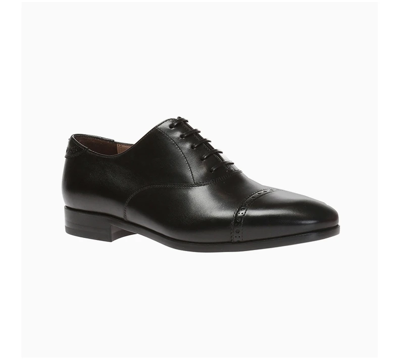 商品Salvatore Ferragamo|Salvatore Ferragamo 菲拉格慕 男士黑色系带鞋 02-B240-699089,价格¥2861,第5张图片详细描述