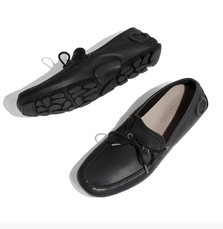 商品Salvatore Ferragamo|Salvatore Ferragamo 菲拉格慕 男士海军蓝色驾车鞋 02-B371-708341,价格¥2455,第7张图片详细描述