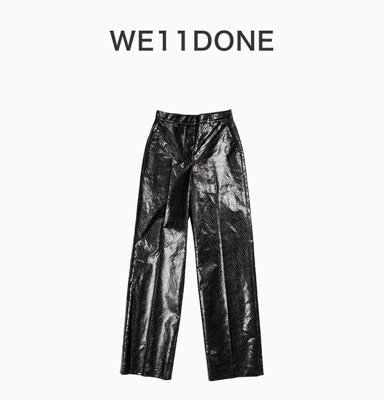 商品We11done|We11 Done 男士黑色棉质休闲裤 WD-PT9-20-051-BLACK,价格¥1799,第1张图片详细描述