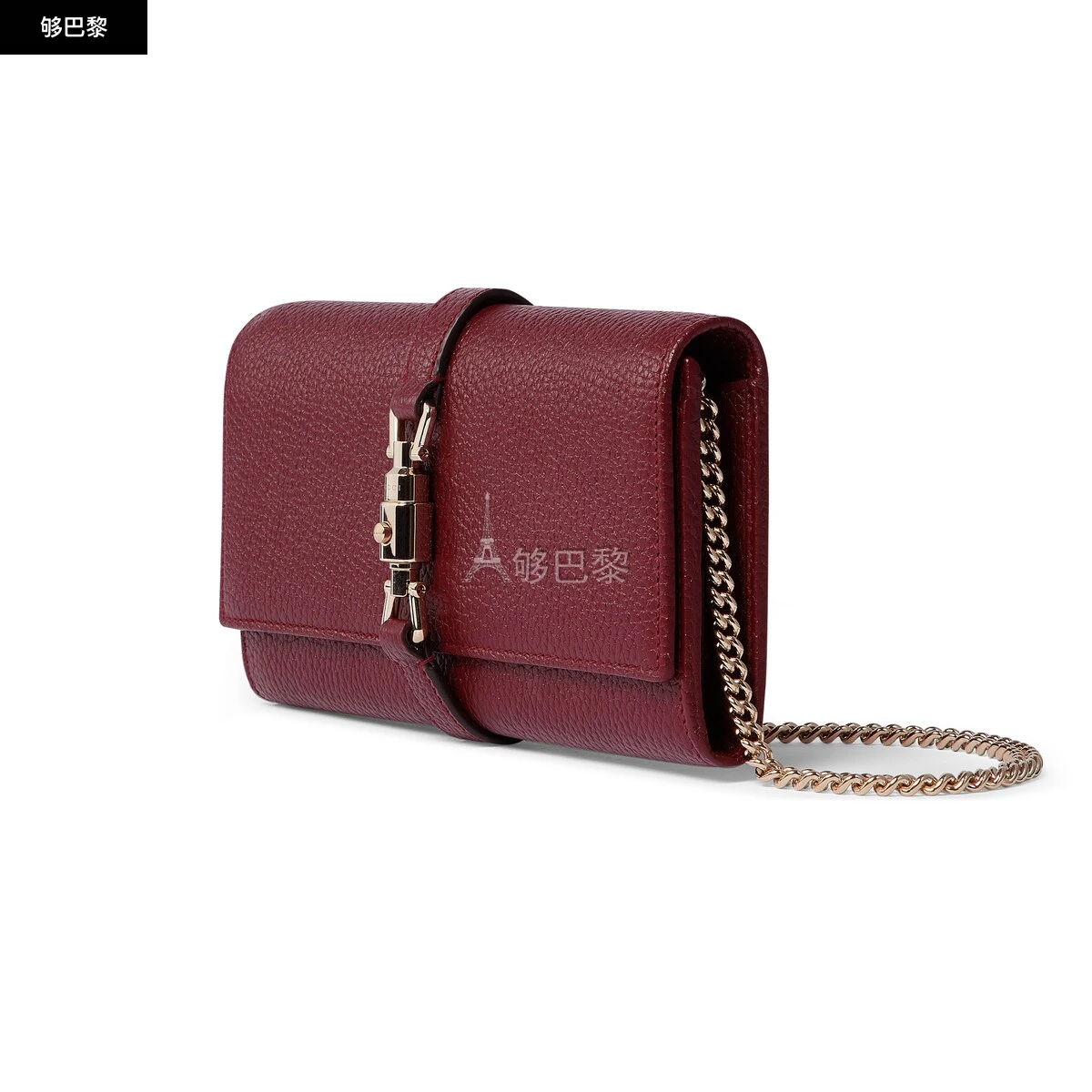 商品Gucci|【预售】 古驰 24秋冬 女士 钱包 JACKIE 1961系列链带钱包 652681 AABXM 6207,价格¥11001,第6张图片详细描述
