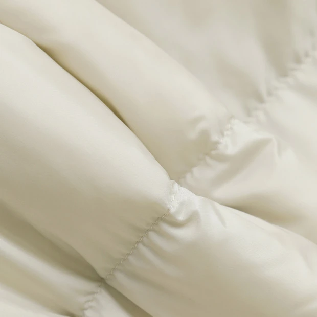 商品【预售商品15天发货】 DESCENTE|高尔夫系列女性针织混合中长款羽绒服时尚保暖 DO42WFKOO2-LBGG,价格¥2027,第15张图片详细描述