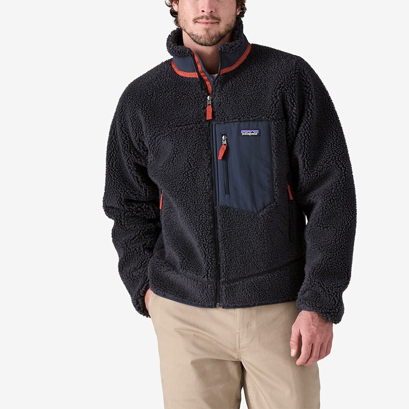 商品[国内直发] Patagonia|patagonia巴�塔哥尼亚 Classic Retro-X 休闲撞色口袋拼接摇粒绒夹克外套 男款,价格¥1622,第7张图片详细描述