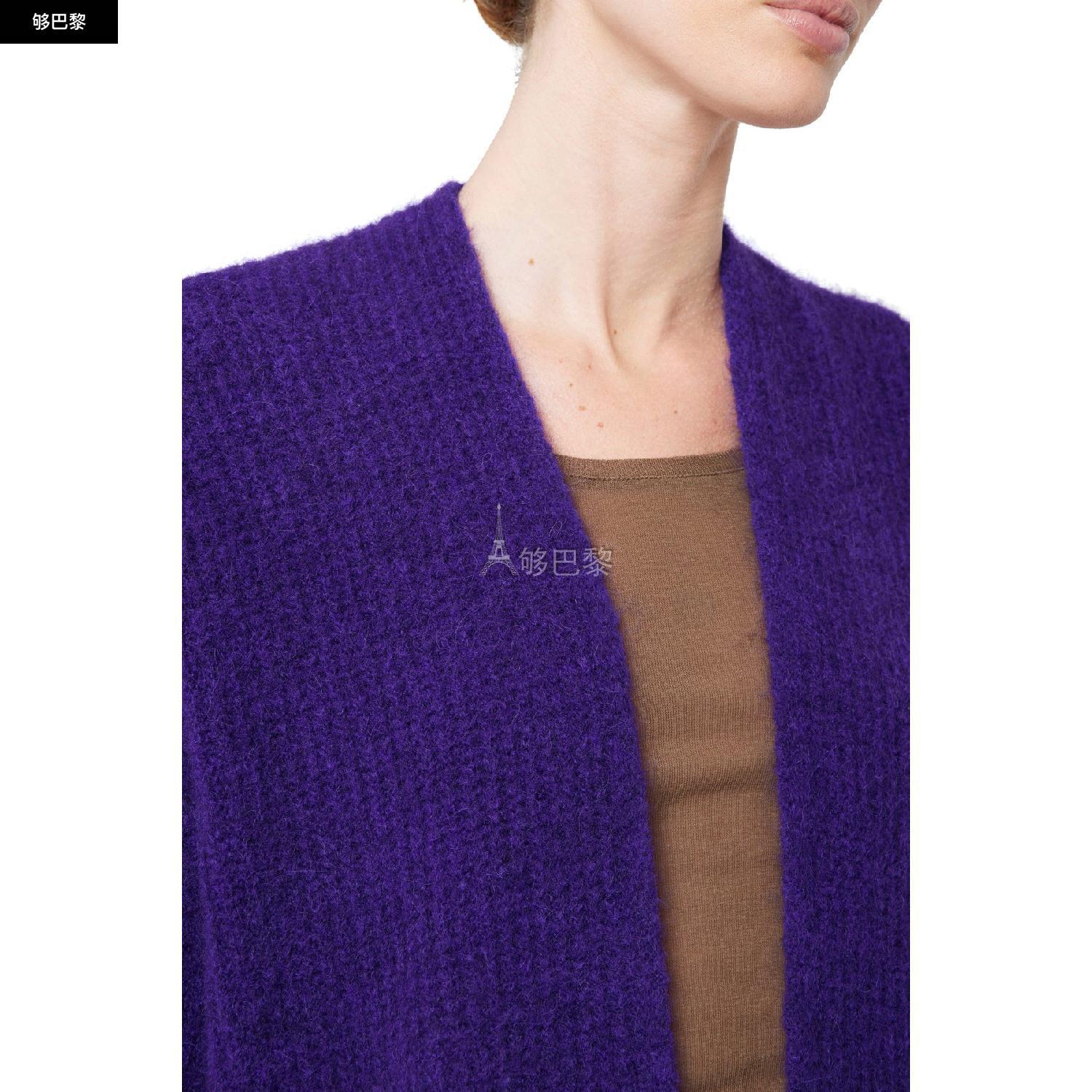 商品American Vintage|【特惠9.0折】包邮包税【预售7天发货】 AMERICAN VINTAGE 23秋冬 女士 针织衫 East 背心 AMVG87PEPUR,价格¥1681,第7张图片详细描述