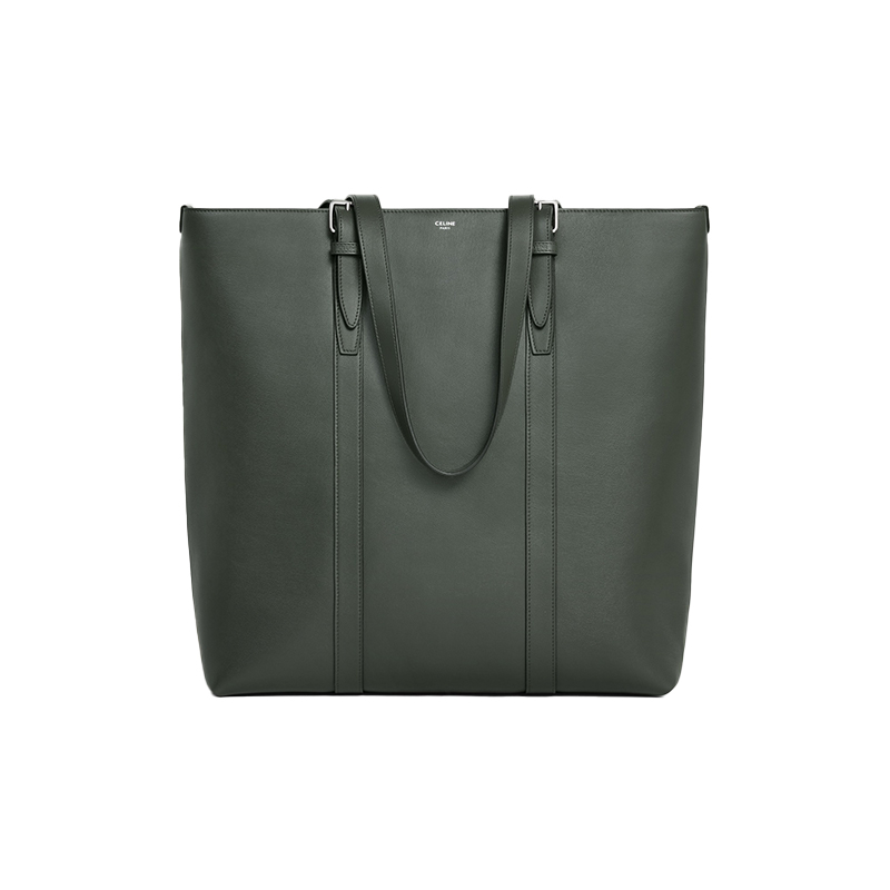 商品Celine|赛琳 23新款男士卡其色小牛皮手提包,价格¥13856,第3张图片详细描述