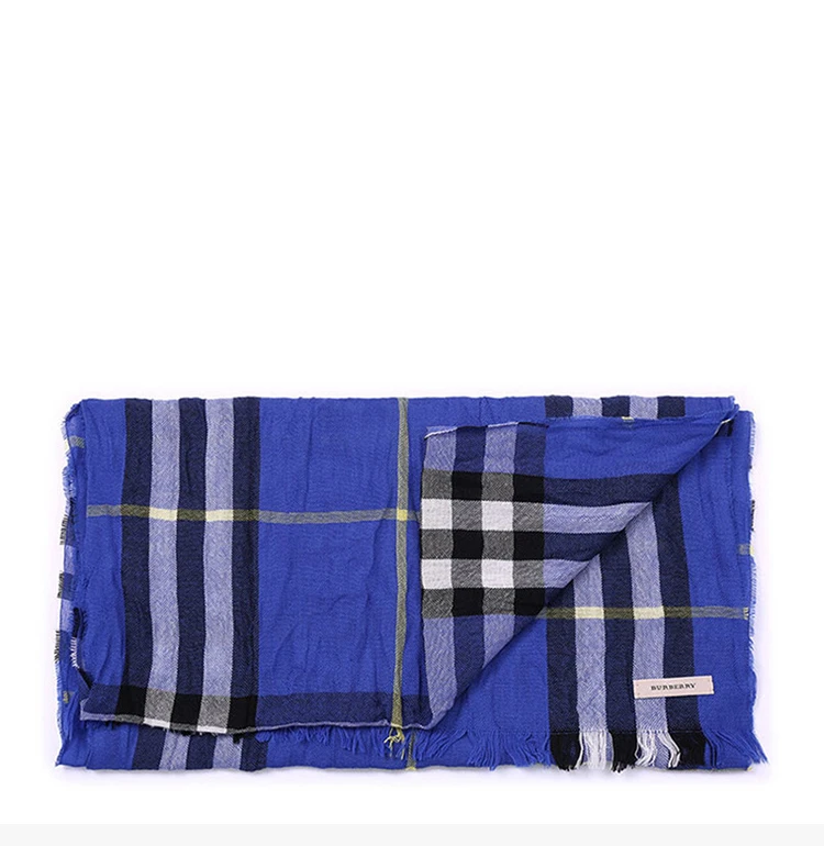 商品Burberry|Burberry 博柏利 男士羊毛混纺格纹围巾 3954158,价格¥1599,第5张图片详细描述