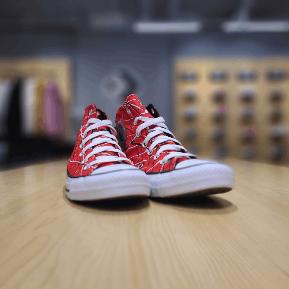 商品【预售商品15天发货】 Converse|【韩国直邮|包邮包税】匡威[converse] 运动鞋 Chuck Taylor All Star Paintor University 红色 高腰 170806C,价格¥536,第3张图片详细描述
