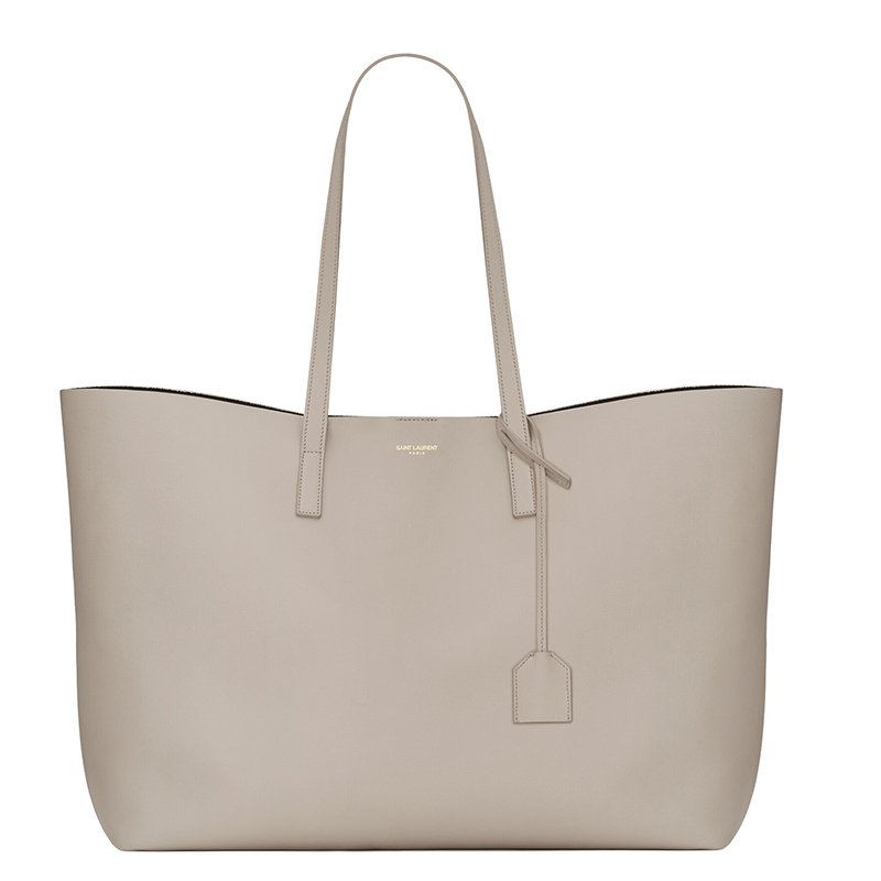 商品Yves Saint Laurent|SAINT LAURENT PARIS/圣罗兰 YSL 初春新款 E/W系列 女士滑面小牛皮购物单肩斜挎手提包,价格¥9633,第2张图片详细描述