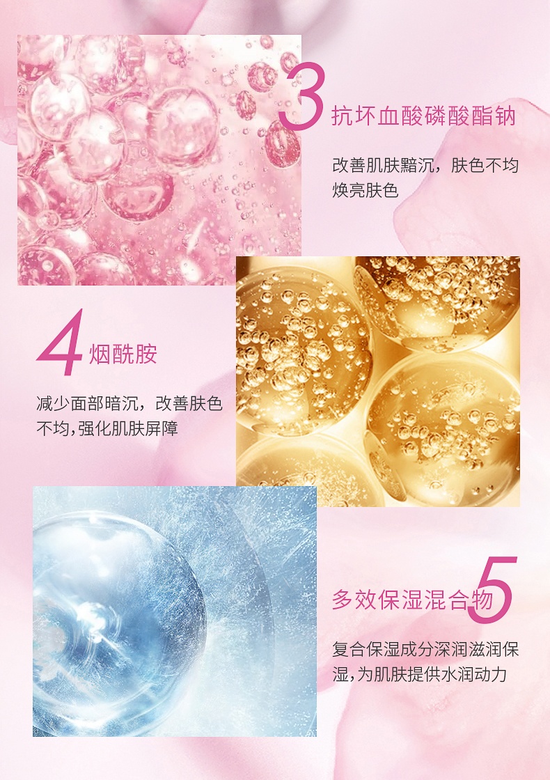 商品COCOCHI|cocochi�日本AG抗糖面膜樱花限定款抗衰紧致修护5片,价格¥160,第6张图片详细描述