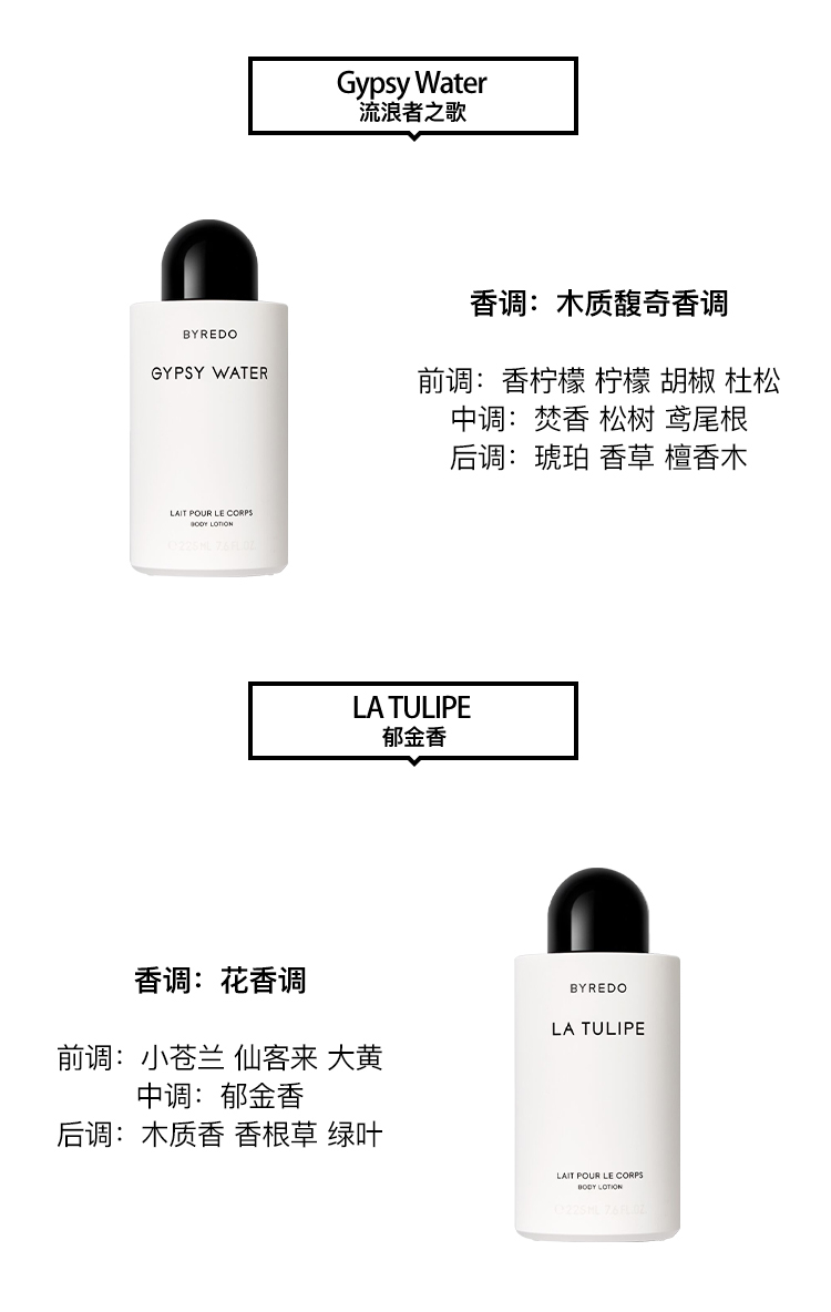 商品BYREDO|Byredo百瑞德身体乳225ml 全系列 AFRIQUE-非洲之旅,价格¥381,第7张图片详细描述