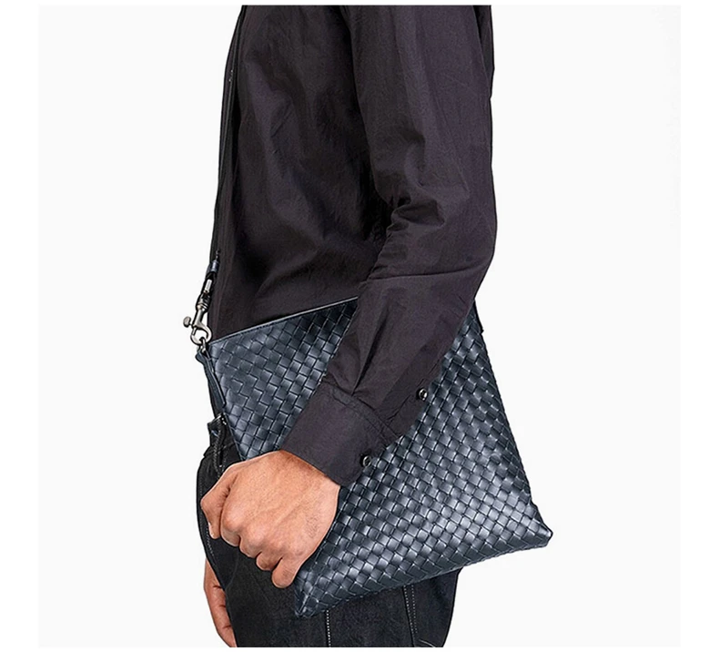 商品[国内直发] Bottega Veneta|BOTTEGA VENETA 深蓝色男士斜挎包 276357-V465C-4097,价格¥13395,第6张图片详细描述