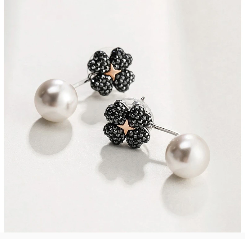 商品[国内直发] Swarovski|SWAROVSKI 黑色女士耳环 5389161,价格¥476,第6张图片详细描述