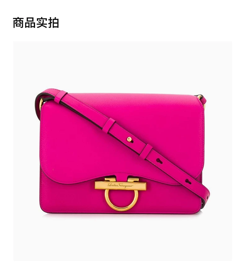 商品[国内直发] Salvatore Ferragamo|Salvatore Ferragamo 菲拉格慕 女士樱桃红色牛皮单肩斜挎包 21-H321-0718475,价格¥6655,第4张图片详细描述