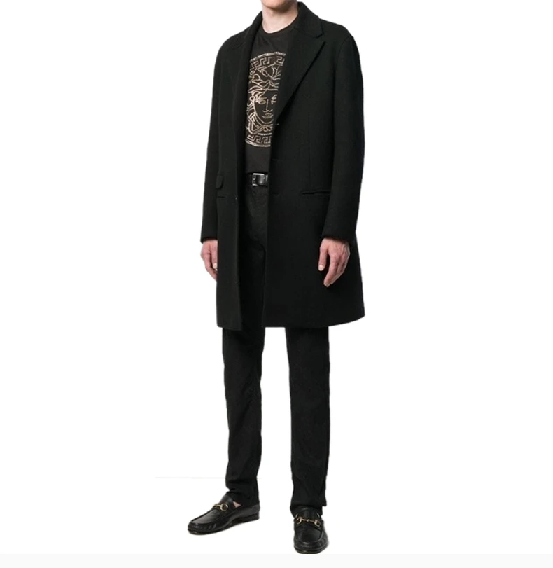 商品Versace|VERSACE 范思哲 男士长袖T恤衫 A77990-A201952-A008,价格¥2521,第3张图片详细描述