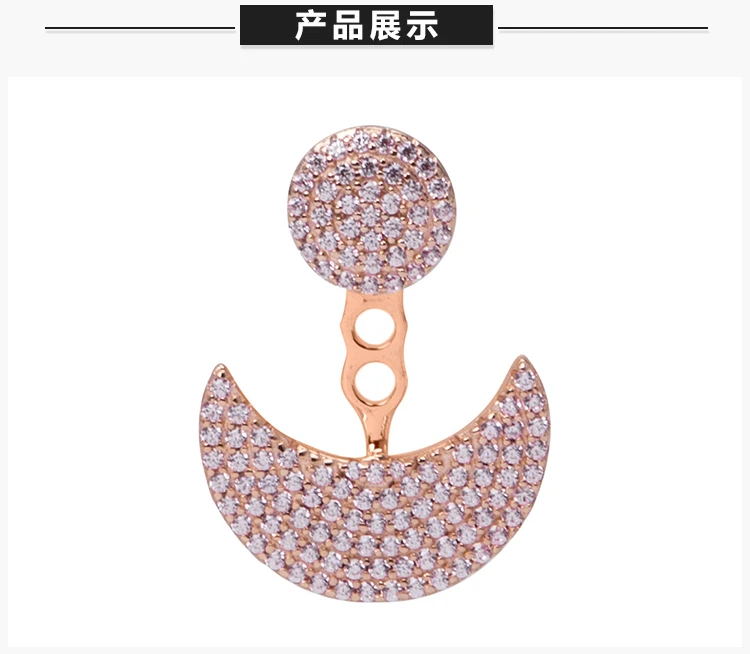 商品[国内直发] apm Monaco|APM MONACO  女士金色纯银耳环  RE10189OR,价格¥321,第2张图片详细描述