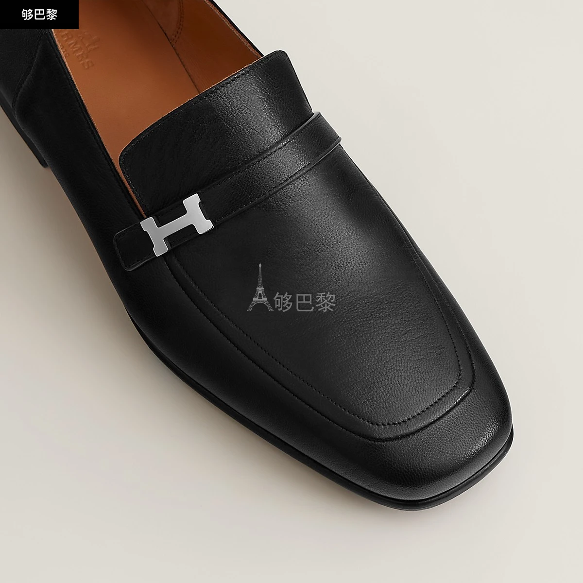 商品Hermes|【预售】 爱马仕 24秋冬 男士 商务休闲鞋 Mocassins Giovanni H231992ZA02,价格¥9243,第3张图片详细描述