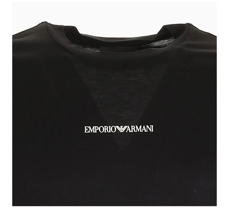 商品Emporio Armani|EMPORIO ARMANI 黑色男士T恤 3K1TBA-1JUVZ-0999,价格¥466,第6张图片详细描述