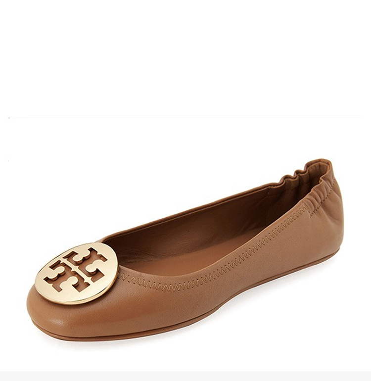 商品Tory Burch|TORY BURCH 棕色女士平底船鞋 50393-232,价格¥1598,第7张图片详细描述