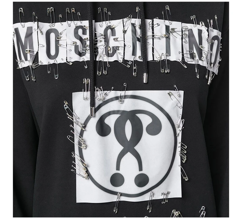 商品Moschino|MOSCHINO 黑色女士连衣裙 A0439-5527-1555,价格¥1873,第10张图片详细描述