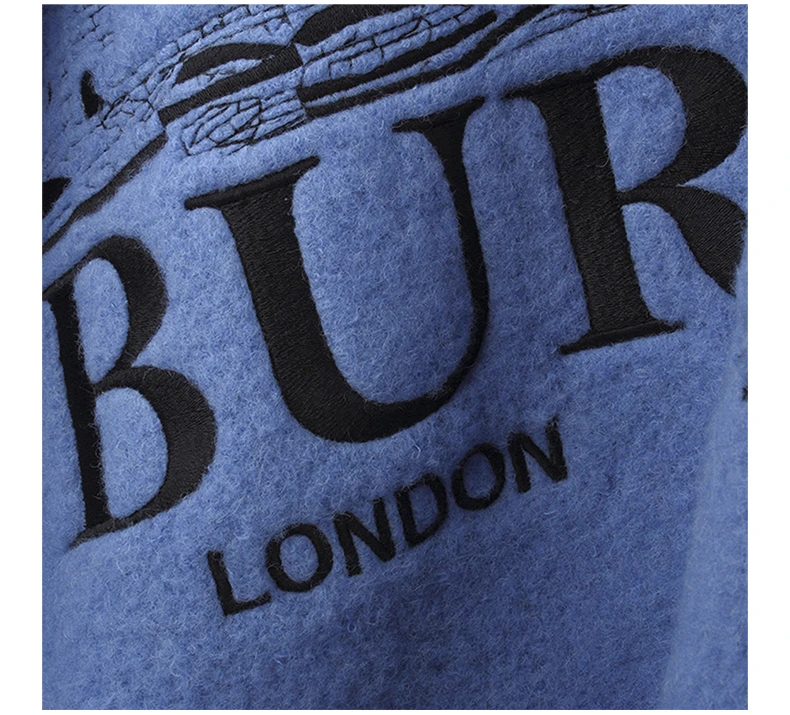 商品[国内直发] Burberry|Burberry 博柏利 刺绣天际线斗篷 4076325,价格¥8770,第5张图片详细描述