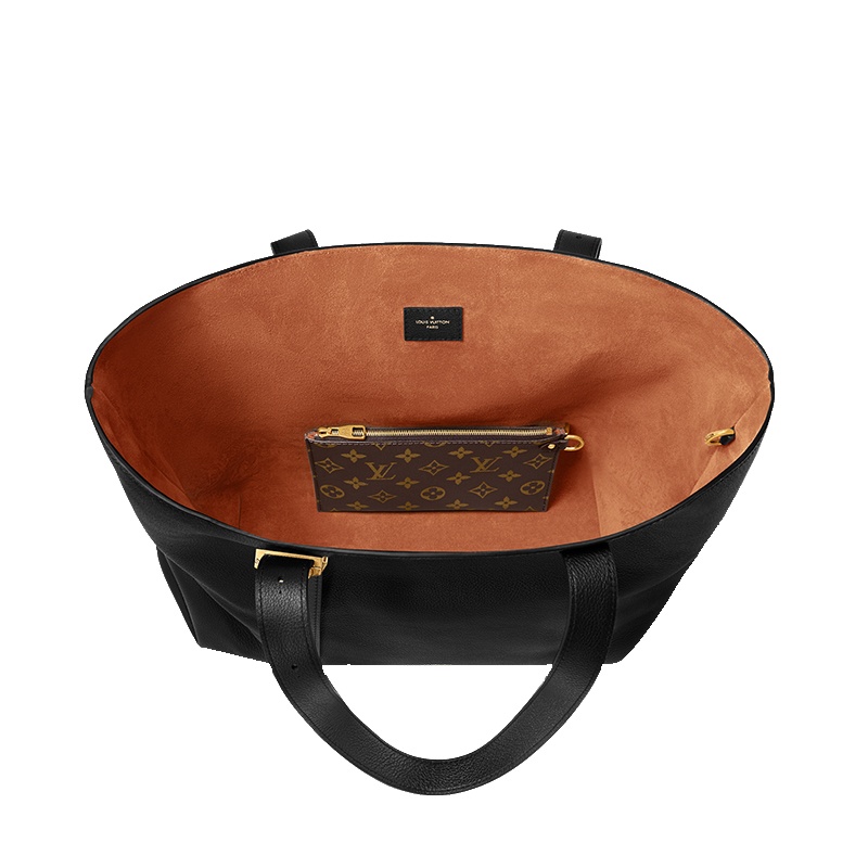 商品Louis Vuitton|【预售十天】路易威登24新款 女士黑色小牛皮金色金属内部袋手提包 M25341,价格¥29881,第16张图片详细描述