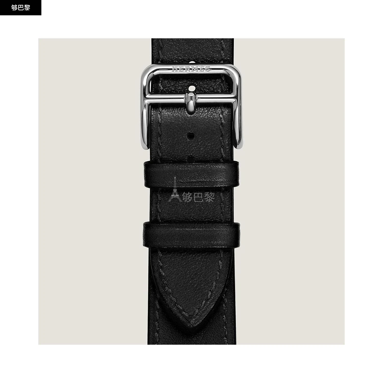 商品Hermes|【预售】 爱马仕 24秋冬 女士 手表带 Bracelet pour Heure H Moyen modèle 30 mm, simple tour WKB0102WK89113,价格¥3173,第2张图片详细描述
