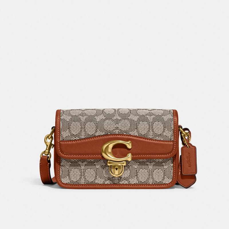 商品Coach|蔻驰女士搭扣开合翻盖单肩斜挎包小号（香港仓发货）,价格¥2213,第8张图片详细描述