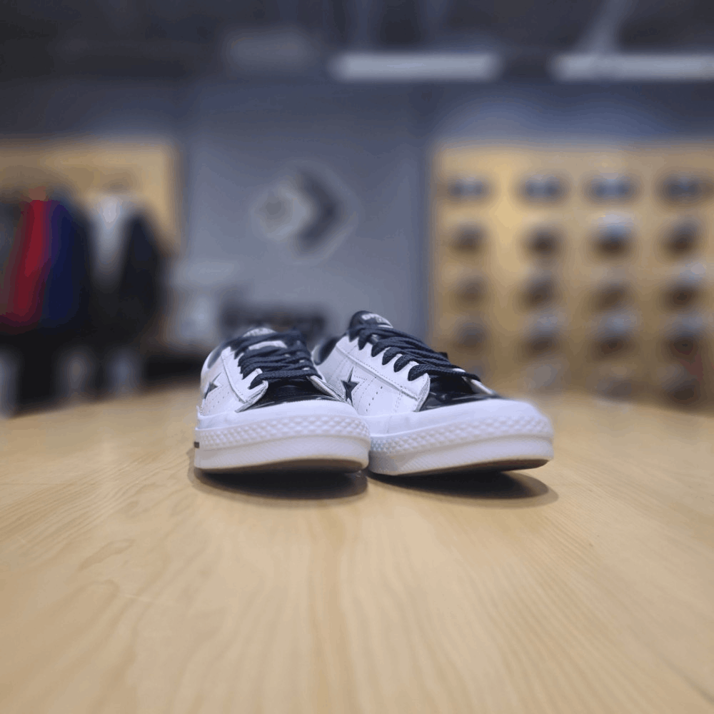 商品【预售商品15天发货】 Converse|【韩国直邮|包邮包税】匡威[converse] ONE STAR HANBYEL OX 运动鞋 白色/黑色/白色 170570C,价格¥456,第3张图片详细描述