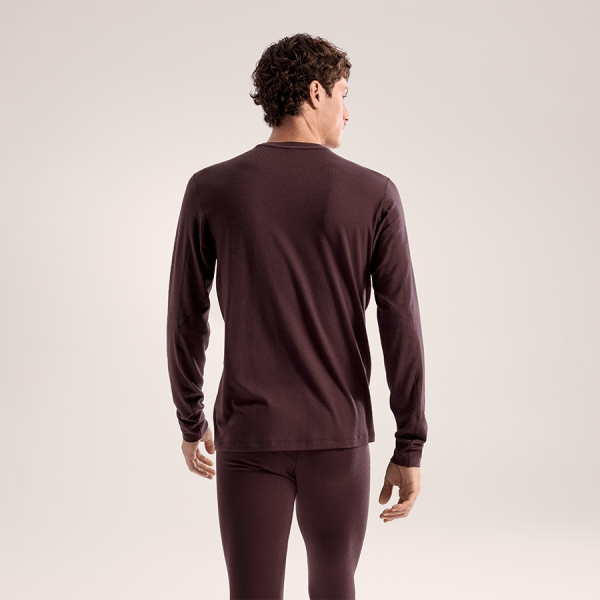 商品Arc'teryx|【Brilliant|包邮包税】RHO MERINO WOOL CREW NECK M [FW24] 低美利奴羊毛圆领 LS 男装 ATOFMX7480,价格¥1070,第14张图片详细描述
