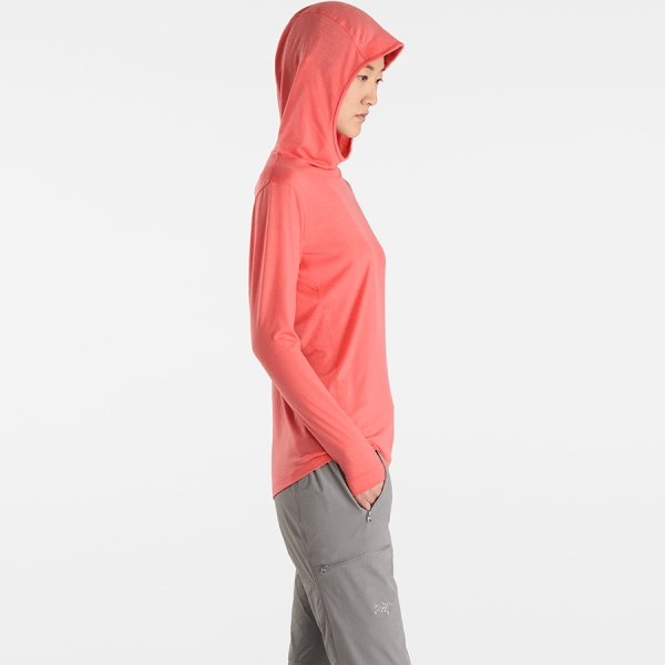 商品Arc'teryx|【Brilliant|包邮包税】始祖鸟 LANA MERINO WOOL HOODY W[SS23] 新款上市 Lana 美利奴羊毛连帽衫女装 ATNSWX6291,价格¥1447,第7张图片详细描述