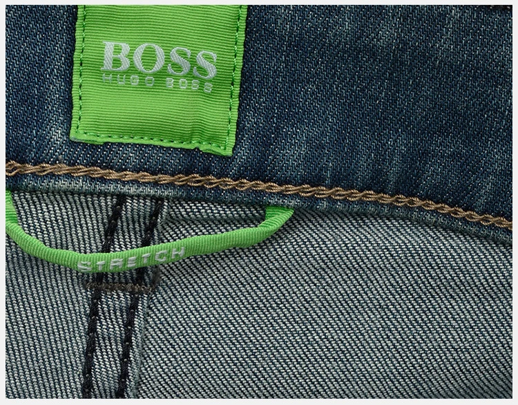 商品Hugo Boss|Hugo Boss 雨果博斯 新款男士棉质蓝色运动休闲时尚牛仔裤长裤 C-DELAWARE1-7471-477,价格¥581,第6张图片详细描述