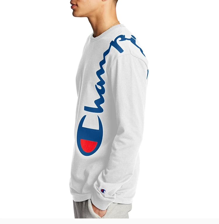 商品[国内直发] CHAMPION|Champion 男士白色圆领卫衣T3822-550257-100,价格¥184,第5张图片详细描述